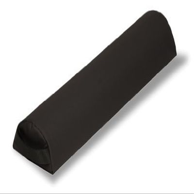 EarthLite W68034BL Half Round Bolster Black,Grade: 1 to 1,Age: 6" Height, 6" Wide, 26" Length