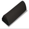 EarthLite Massage Bolster Pillow Half Jumbo  Durable, Easy to Clean 100% PU Upholstery incl. Strap Handle/Professional Quality CFC-Free/Back Pain Relief, Black view 1