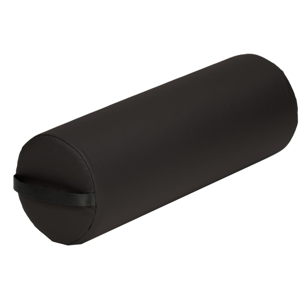 EarthLite Unisex Adult Full Round Jumbo Massage Bolster, Black, Full Round Jumbo US