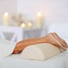 EarthLite Massage Bolster Pillow Half Jumbo  Durable, Easy to Clean 100% PU Upholstery incl. Strap Handle/Professional Quality CFC-Free/Back Pain Relief, Burgundy view 3