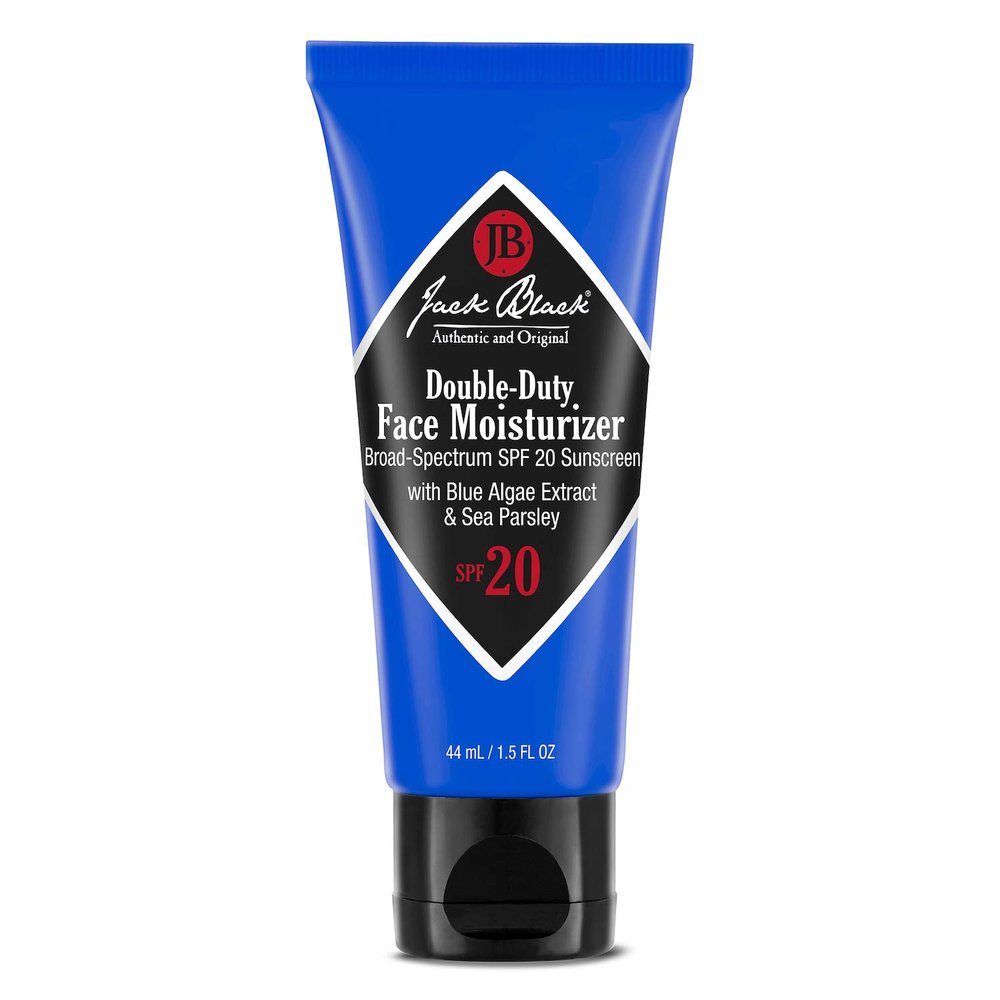 Jack Black Double Duty Mens Face Moisturizer with SPF 20 Sunscreen, 1.5 fl oz - SPF Moisturizer Face, Mens Lotion, Lotion for Men, Skin Care for Men