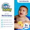 Baby Buddy Absorbent Natural Bath Sponge, Ultra Soft Premium Sea Wool Sponge, Soft on Baby's Tender Skin, Bath Accessories Baby and Kids, Infant Bath Item, Biodegradable, Hypoallergenic, Brown, 4.5in view 2