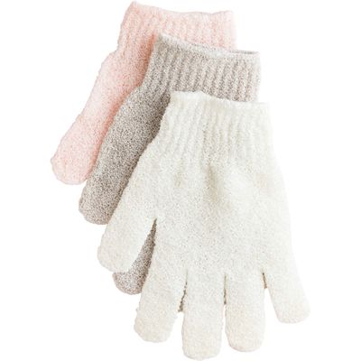 Urbana Exfoliating Gloves for Shower, Bath, and Cleansing Assorted Colors, 1 Pair