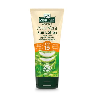 Aloe Pura Aloe Vera Sun Lotion SPF 15 200 ml