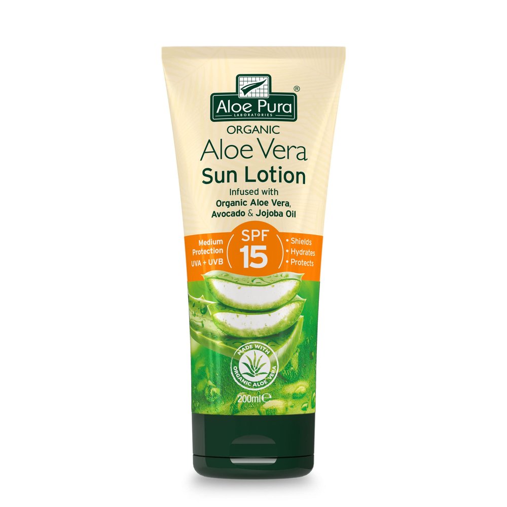 Aloe Pura Aloe Vera Sun Lotion SPF 15 200 ml