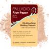 Palladio Rice Paper Facial Tissues for Oily Skin, Face Blotting Sheets Made from Natural Rice, Oil Absorbing Paper with Rice Powder, 2 Sided, Instant Results, Natural, 40 Count, Pack of 1 view 1