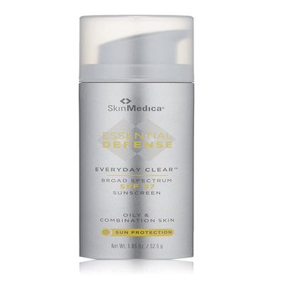SkinMedica Essential Defense Everyday Clear SPF 47 Sunscreen for Face - This Lightweight, Facial Sunscreen is Ideal for Oily and/or Combination Skin, 1.85 Oz