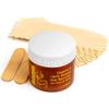 MOOM - Facial Sugaring Wax Travel Kit, Hair Removal for Chin, Eyebrows & Upper Lip - Made with Aloe Vera & Tea Tree Oil - Includes 1.6oz Jar, 6 Reusable Fabric Strips & 2 Wax Applicator Sticks view 1