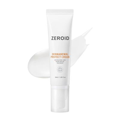 ZEROID | Dermanewal Protect Cream | Revitalizing Care After Special Treatment | Facial Moisturizer & Face Cream for Sensitive Skin | Face Lotion for Dry Skin | Soothing & Hydrating | 1.69 fl oz (50ml)