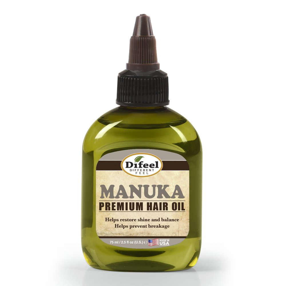 Difeel Premium Natural Hair Oil - Manuka Oil 2.5 ounce