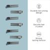 Diane Double Prong Hair Clips for Women, Girls For Holding Rollers or Hair 1.75 Inches Long Silver D17, 80 Count (Pack of 1) view 4
