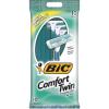 Bic Comfort Twin Sensitive Skin 10 Shavers Green package view 1