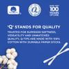 Q-tips Antimicrobial Cotton Swabs Cotton Buds for Cleaning Antimicrobial Treated to Help Keep Swabs Fresher 300 Count view 3