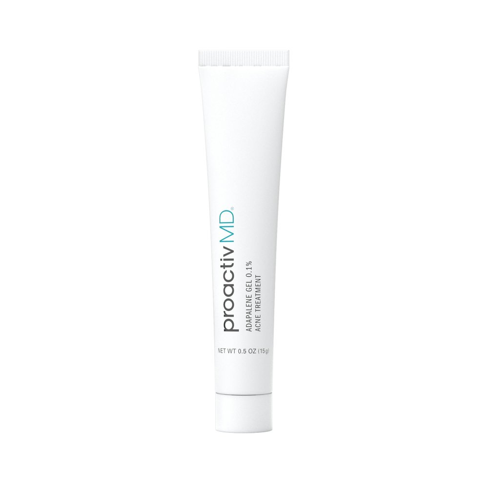 ProactivMD Adapalene Gel Acne Treatment, Paraben Free, Prescription Strength Retinoid For Face and Body Acne, .1% Solution, 0.5 Oz