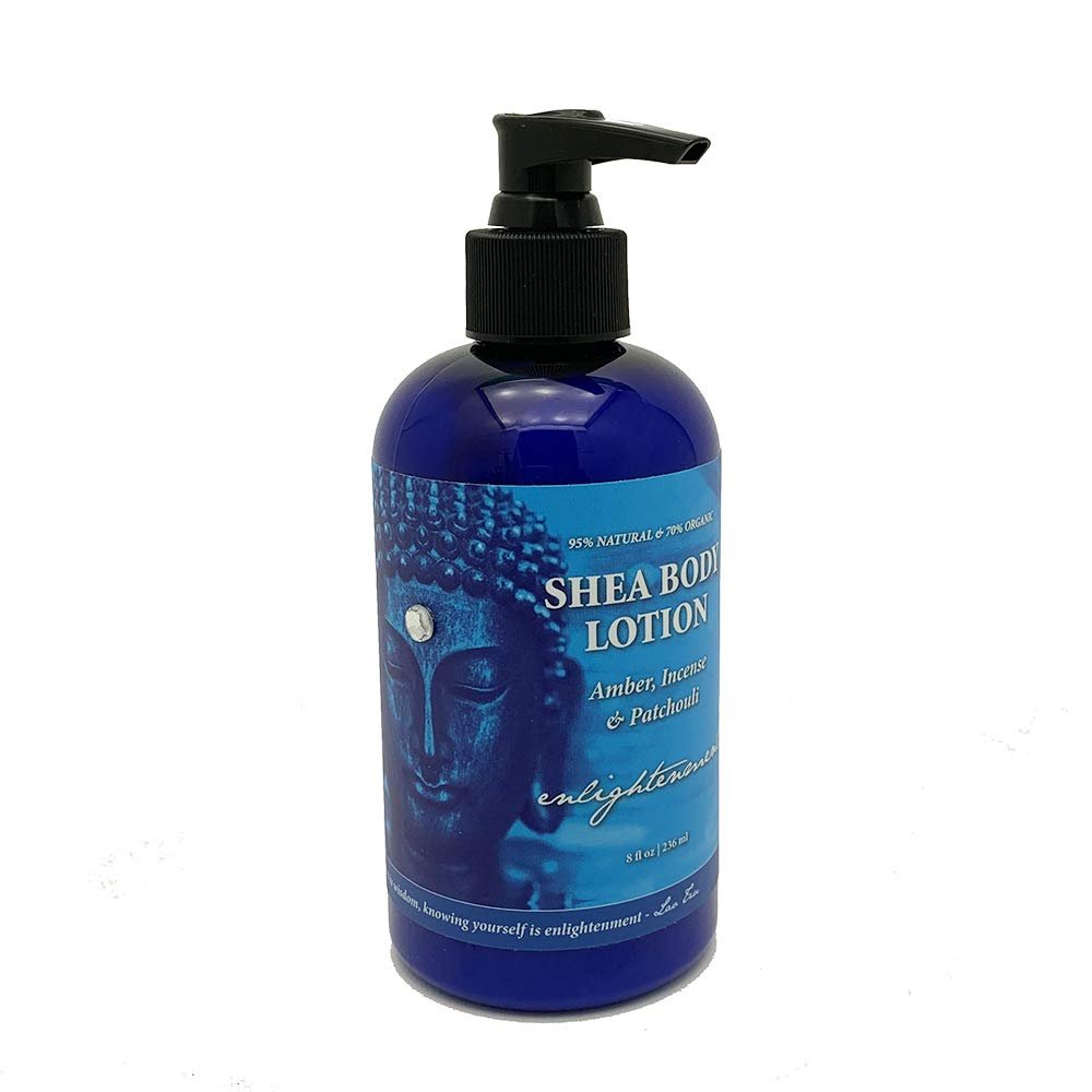 8 oz Buddhalicious Organic Shea Body Lotion Enlightenment