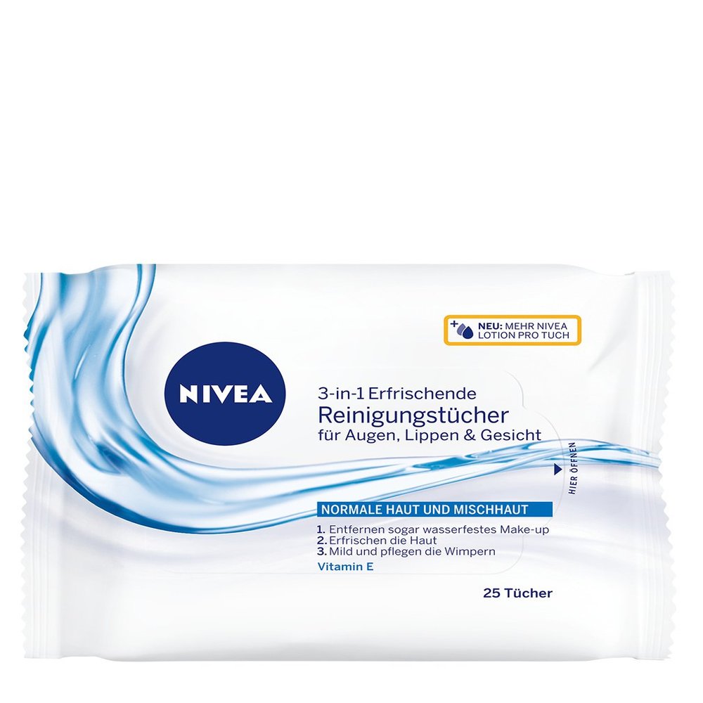Nivea Cleansing Wipes Normal Skin 25 wipes by Nivea
