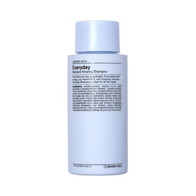 J Beverly Hills Blue Everyday Moisturizing Shampoo with Eucalyptus Oil for Hair Growth, (12 Oz)