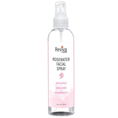 Rosewater Facial Spray & Face Mist Toner with Aloe, 8 fl oz
