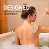 Bernard Jensen Natural Bristle Body Brush - 1 Brush for Dry Brushing, Exfoliation & Skin Care view 3