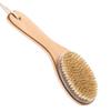 100% Natural Boar Bristle Body Brush with Contoured Wooden Handle by TOUCH ME view 2