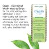 Clean + Easy Small Muslin Wax Strips  Pre-Cut Facial Waxing Strips for Upper Lip, Eyebrows, Chin & Small Areas, 100 Count view 3