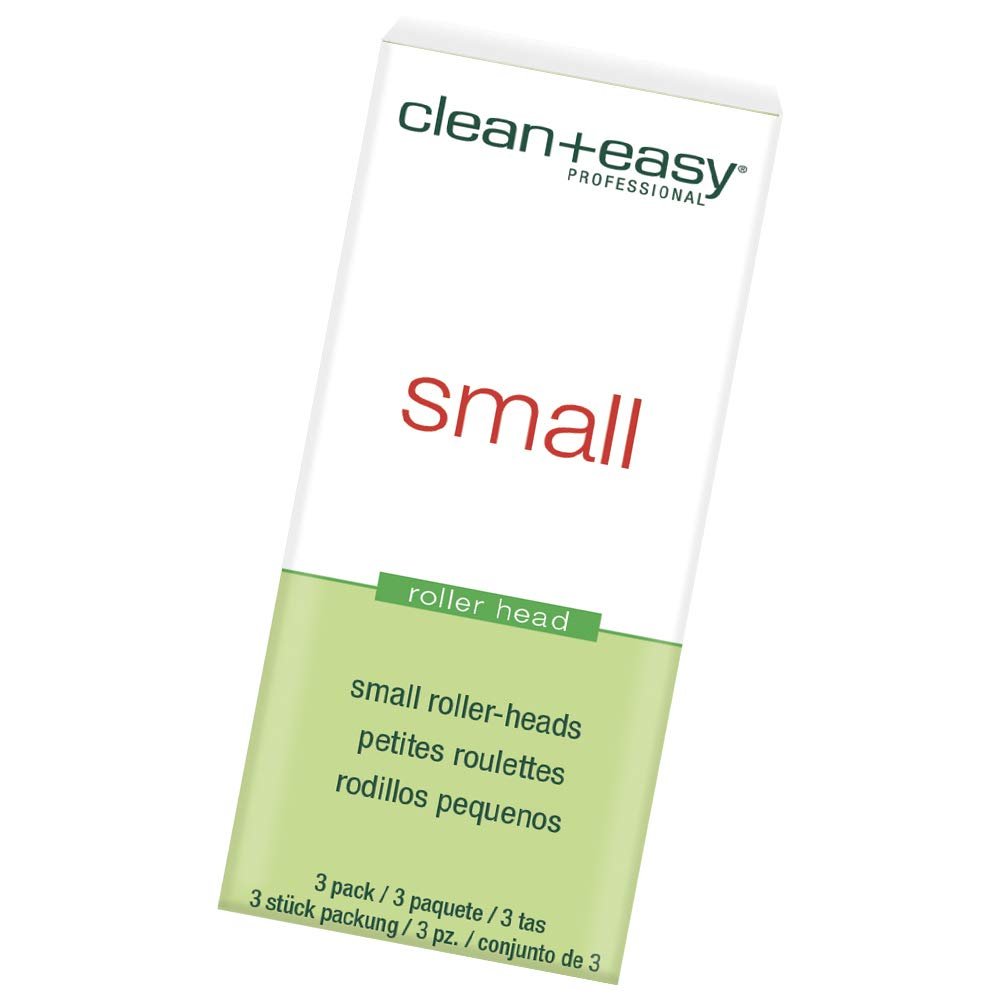 Clean + Easy Small Wax Roller Heads  Roll On Wax Refill Applicators for Catridge, Legs & Body Hair Removal, 3 Pack