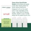 Clean + Easy Small Wax Roller Heads  Roll On Wax Refill Applicators for Catridge, Legs & Body Hair Removal, 3 Pack view 2