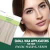 Clean + Easy Wooden Applicator Waxing Sticks  Small Wax Sticks for Hair Removal on Upper Lip & Eyebrow, 100 Count view 4
