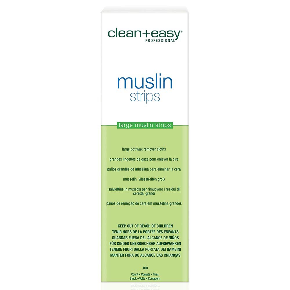 Clean + Easy Muslin Waxing Strips Large Leg 100 Count