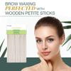 Clean + Easy Petite Wooden Applicator Waxing Sticks  Small Wax Sticks for Hair Removal Waxing, 100 Count view 2