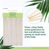 Clean + Easy Petite Wooden Applicator Waxing Sticks  Small Wax Sticks for Hair Removal Waxing, 100 Count view 3