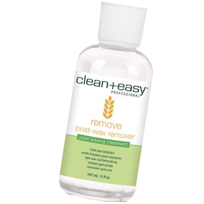 Clean + Easy After Wax Remover Oil for Skin  Post Wax Care & Soothing Residue Remover for Smooth Skin, 5 fl oz