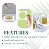 Clean + Easy Professional Deluxe Wax System - Standard Warmer Collars Prevent Drips for Mess-Free, Effortless Cleanup (50 Count) view 4