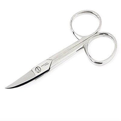 Malteser Curved Pointed Nail Scissors in Matt finish. Made in Solingen, Germany
