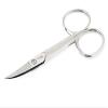 Malteser Curved Pointed Nail Scissors in Matt finish. Made in Solingen, Germany view 1