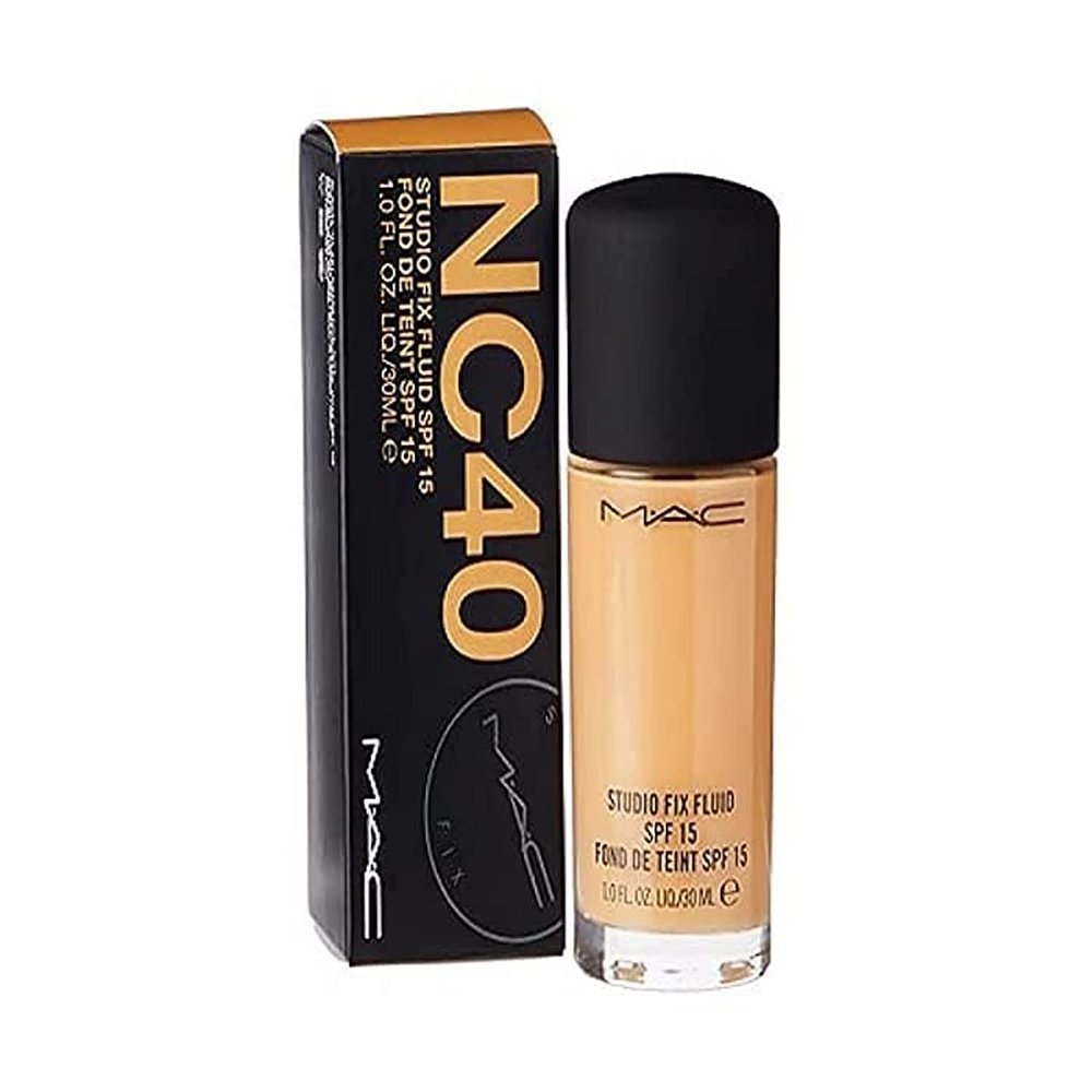 M.A.C. Studio Fix Fluid Foundation SPF 15 NC40, 1 Ounce
