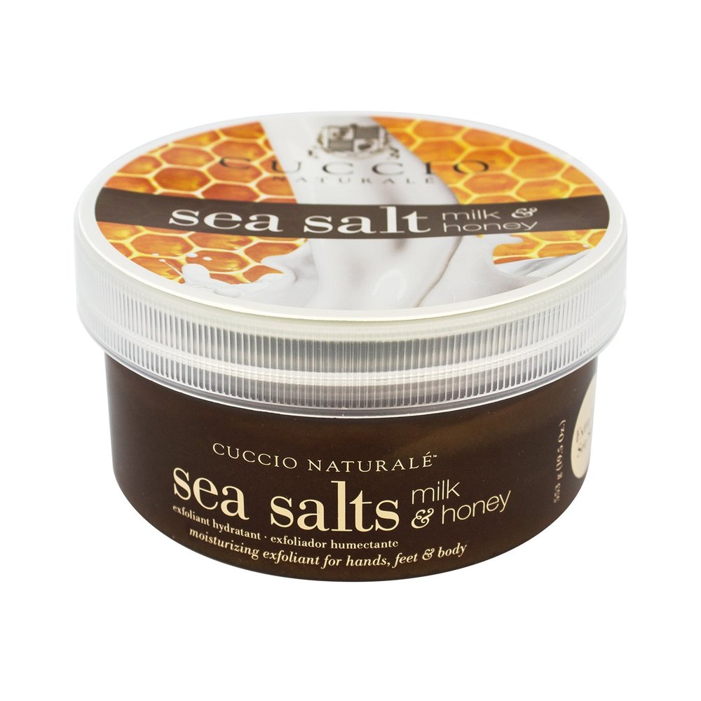 Cuccio Hand and Body Salt, Milk and Honey, 19.5 Ounce