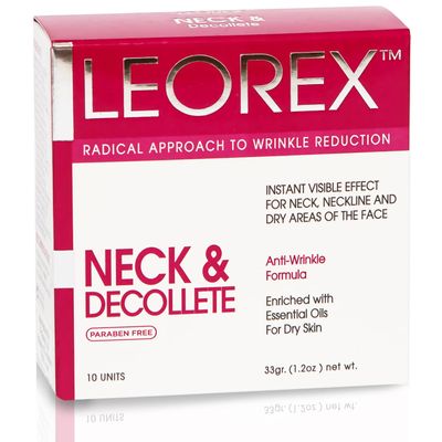 LEOREX Booster Neck & Decollete Anti-Wrinkle Cream - Intensive Neck Cream Mask, Cleavage & Neck Firming Cream, Skin Anti-Aging Neck Tightening Cream, Neck Creams for Tightening and Wrinkles