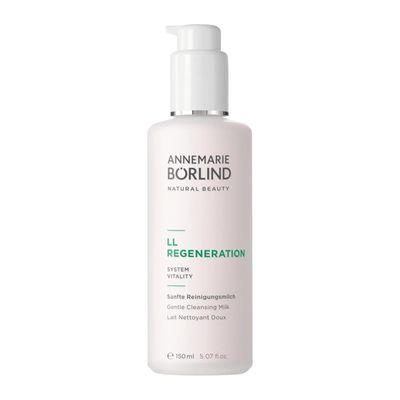 ANNEMARIE BRLIND  LL REGENERATION Cleansing Milk  Sustainably Sourced Natural 2in1 Facial Cleanser & Make-up Remover to remove Impurities on Skin  Step 1 of 5 - 5 Oz
