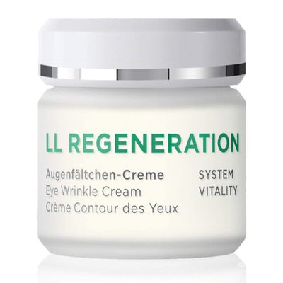 ANNEMARIE BRLIND  LL REGENERATION Eye Wrinkle Cream  Natural Vitamin C + E Anti Aging Eye Cream with LL BIOCOMPLEX for Smoothed, Brighter, and Plump Skin With New Elasticity  1.1 Oz