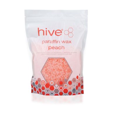 Hive Options Peach Paraffin Wax Pellets - Soften and Hydrates The Skin - 750g