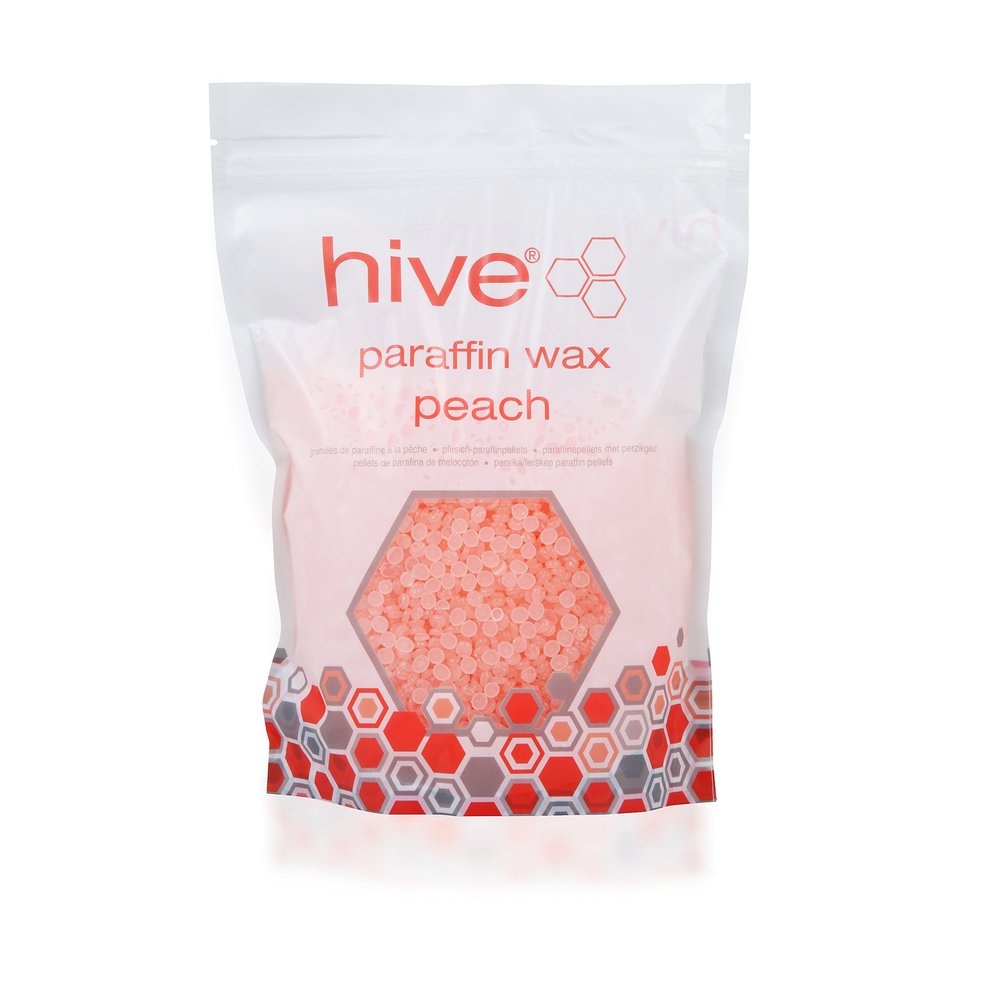 Hive Options Peach Paraffin Wax Pellets - Soften and Hydrates The Skin - 750g
