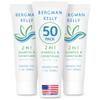 BERGMAN KELLY - Travel Size 2 in 1 Shampoo & Conditioner - 1 fl oz, 50 PK, White Tea - Delight Your Guests w/Revitalizing & Refreshing Shampoo Amenities - Quality Small Size Hotel Toiletries in Bulk view 1