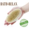 Bath & Relax New Bath Body Brush Back Scrubber Natural Bristles For Shower Exfoliating, Cleansing, Dry or Wet Skin Brushing with Long Handle Wooden - Back Shower Skin Brush. For Men and Women view 3