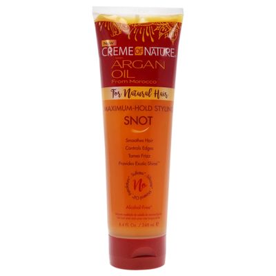 Creme of Nature Argan Oil Maximun Hold Styling Snot Gel Gel Unisex 8.4 oz