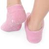 AnHua 2 Pair Moisturizing Gel Socks with Spa Quality Gel for Moisturizing Vitamin E and Oil Infused Helping Repair Dry Cracked Skins and Softens Feet, Blue+Pink view 2