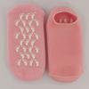 AnHua 2 Pair Moisturizing Gel Socks with Spa Quality Gel for Moisturizing Vitamin E and Oil Infused Helping Repair Dry Cracked Skins and Softens Feet, Blue+Pink view 3