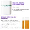 Clean + Easy Roll On Wax Kit  Hair Removal System with Dual Electric Warmer, Cartridges & Strips, At-Home Wax Roller Kit, 120V view 4