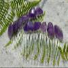 Amethyst Stone Hair Comb (Qty of 2) view 3