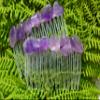 Amethyst Stone Hair Comb (Qty of 2) view 4